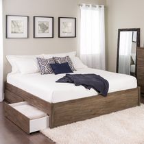 Prepac 78 5 In W X 18 75 In H X 81 5 In D King Mate S Platform Storage Bed With 6 Drawers Walmart Canada