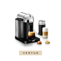 Nespresso Vertuo Coffee and Espresso Machine by Breville with Aeroccino, Chrome