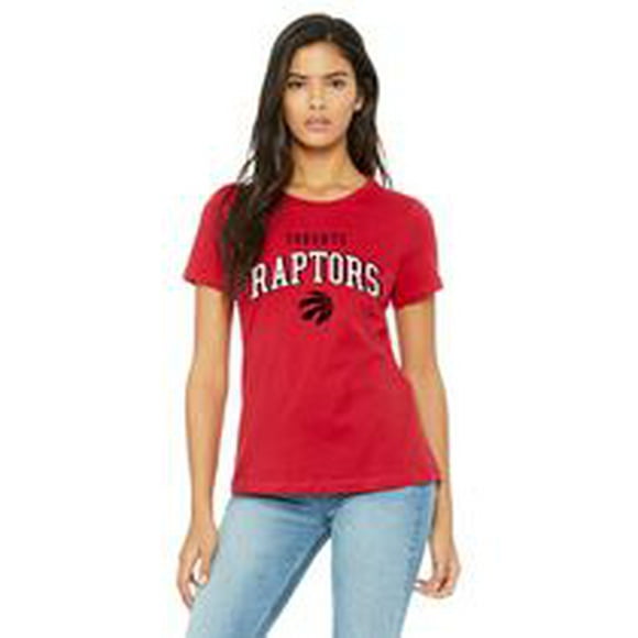 Licensed Raptors Women's Red Short Sleeve Tee