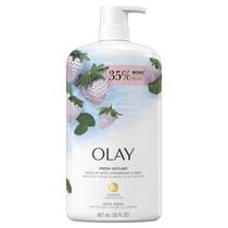 Nettoyant pour le corps Olay Fresh Outlast, notes de Fraise blanche et menthe