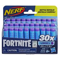 Recharge de 30 fléchettes Elite Nerf Fortnite officielles pour blasters à fléchettes Elite Nerf Fortnite