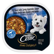 Cesar Home Delights Pot Roast with Spring Vegetables Soft Wet Dog food