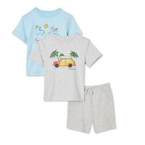 George Toddler Boys' Tees and Short 3-Piece Set