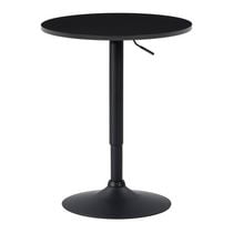 Maya Round Adjustable Swivel Metal Base Pedestal Bar Table