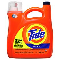 Détergent à lessive liquide Tide, parfum Original, compatible avec les laveuses HE
