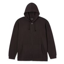 Haut à capuchon zippé sur la longueur George Plus pour hommes Tailles&nbsp;3XL-5XL