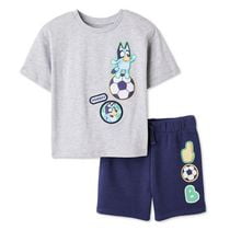 Bluey Toddler Boys' Two Piece T-Shirt and Short Set