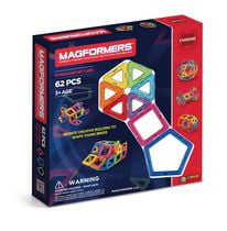 magformers standard rainbow magnetic construction set