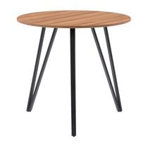 CorLiving Ezra 31.5" Round Iron Leg Dining Table