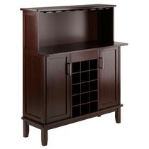 Winsome Beynac Buffet Cabinet with bar Counter Top