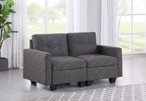 Alero Loveseat, Grey