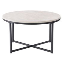 CorLiving Ayla Grey Marbled Effect Coffee Table