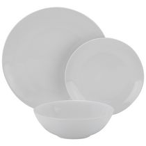 Service de vaisselle carrée 12 pièces Simply White