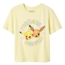 T-shirt à imprimé graphique Pokémon pour filles