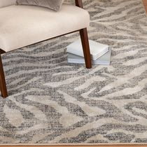 Pescara Charcoal and Ivory Woven Area Rug