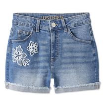 Justice Girls' Applique Jean Short