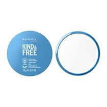 Rimmel Kind & Free Pressed Powder™ - Lightweight and Talc-Free Powder Foundation, with Aloe Vera & Tapioca, 100% Vegan & Cruelty-Free, Vegan Pressed Powder