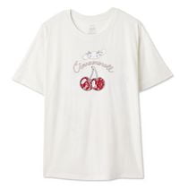 T-shirt à imprimé graphique Cinnamoroll Sanrio pour femmes