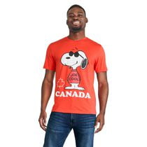 T-shirt Joe Cool Canada Peanuts Snoopy pour hommes