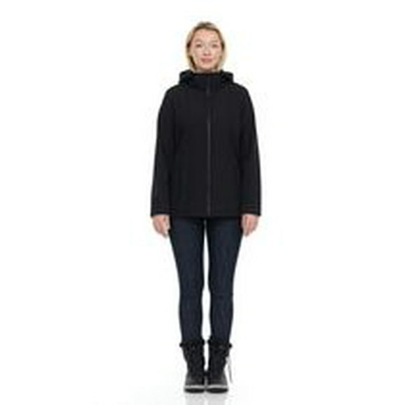 Tec-One Women's Plus Hooded Softshell Jacket