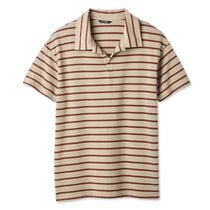George Men's Textured Johnny Collar Polo