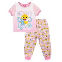 Baby Shark Ensemble de pyjama 2 pièces pour fille en bas âge