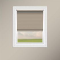 Off Cut Shades Chainless Solid Privacy Roller Shade-Flaxen