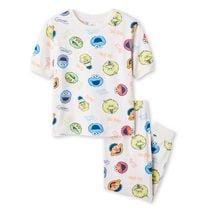 Sesame Street Toddler Boys' Two Piece Pajama Set