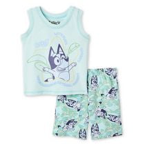Ensemble 2 pièces avec débardeur Bluey pour petits garçons