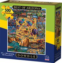 Casse-tête de Dowdle - meilleur de l'Arizona -500 morceaux