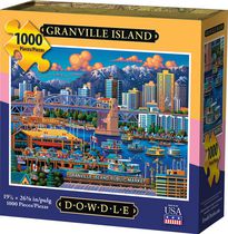 Casse-tête de Dowdle - Granville Island - 1000 morceaux