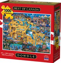 Casse-tête de Dowdle - meilleur de Canada - 1000 morceaux