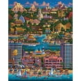 thumbnail interactive-video image 1 of Dowdle Jigsaw Puzzle - Waikiki - 500 Piece -  -  1 of 12