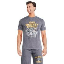 T-shirt à imprimé graphique Gas Monkey Garage pour hommes