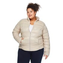 George Women's Plus Packable Puffer, Sizes 1X-4X