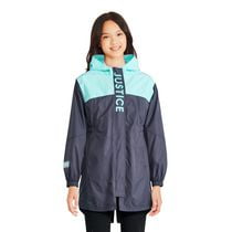 Justice Girls' Long Windbreaker