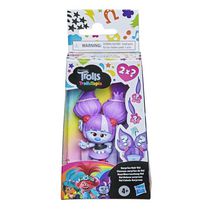 DreamWorks TrollsTopia Surprise Hair Val Collectible Doll, Toy with 2 Hidden Surprise Critters in Hair, for Kids 4 Years and Up