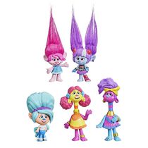 DreamWorks TrollsTopia Harmony Friends Pack, 5 Trolls Toys with Poppy ...