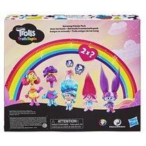 DreamWorks TrollsTopia Harmony Friends Pack, 5 Trolls Toys with Poppy ...