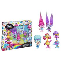 DreamWorks TrollsTopia Harmony Friends Pack, 5 Trolls Toys with Poppy ...