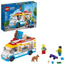 LEGO City Le camion de crème glacée 60253, Ensemble de construction (200 pièces)
