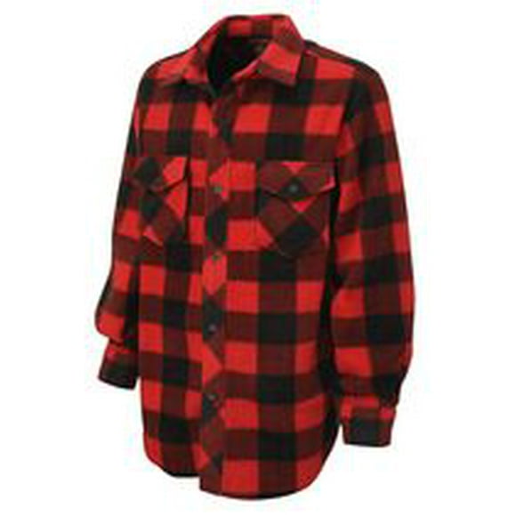 TOUGH DUCK Men's Buffalo Check Fleece Shirt