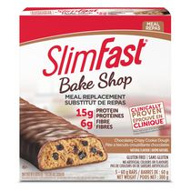 Slimfast Bakeshop Substitut de Repas Pate a biscuits croustillante chocolatee