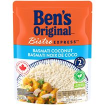 Riz basmati à la noix de coco Bistro Express de marque Ben's Original, 240 g