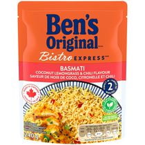 Riz basmati à saveur de noix de coco, citronnelle et chili Bistro Express de marque Ben's Original, 240 g