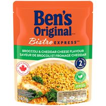 Saveur de broccoli et formage cheddar Bistro Express de marque Ben's Original, 240 g