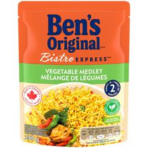 Riz avec mélange de légumes Bistro Express de marque Ben's Original, 250 g