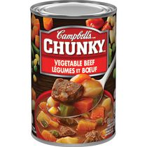 Soupe aux légumes et bœuf prête à déguster ChunkyMD de Campbell’sMD