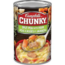 Soupe aux pois cassés et jambon prête à déguster ChunkyMD de Campbell’sMD