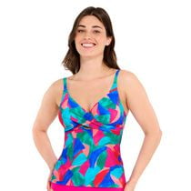 Haut de tankini Captiva texturé avec détail croisé pour femme